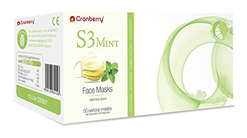 Cranberry S3080P S3 Ace Face Masks ASTM Level 2 Pink Fluid Resistant 50/Bx Cranberry S3080P S3 Ace Face Masks ASTM Level 2 Pink Fluid Resistant 50/Bx